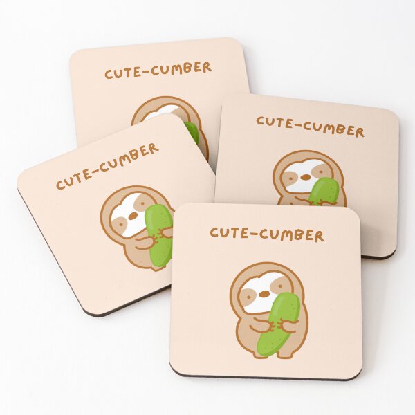 Item preview, Cute-cumber Cucumber Sloth  designed and sold by theslothinme.