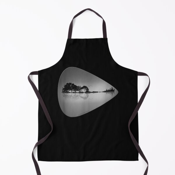 Item preview, Guitar Pick Lake Reflections Music Lover Guitar Lightweight Hoodie designed and sold by evieathena.