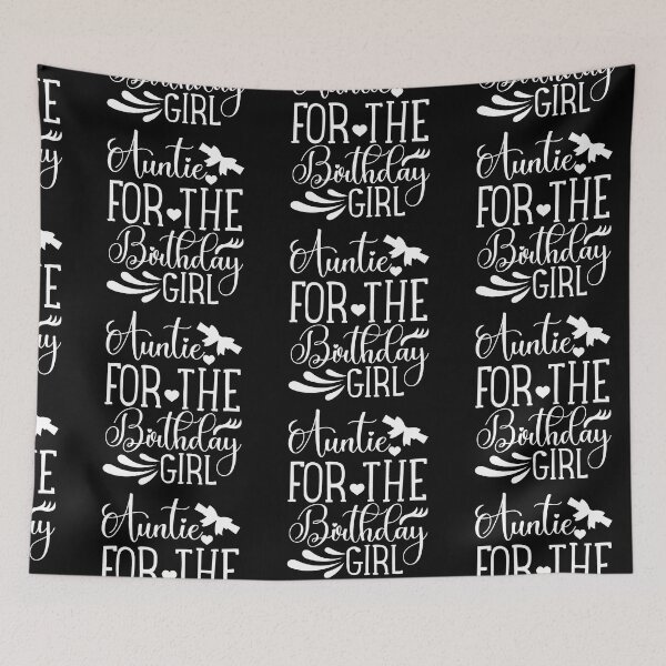 Item preview, Auntie For The birthday Girl Happy birthday girl gift appearl designed and sold by DesignByHeartUK.