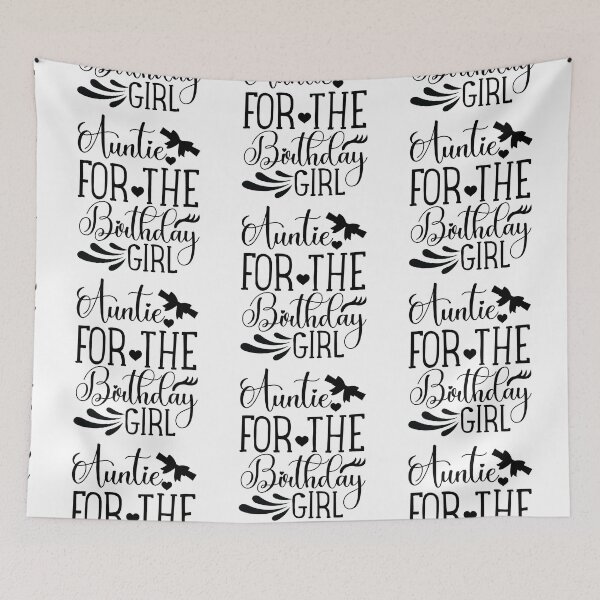 Item preview, Auntie For The birthday Girl Happy birthday girl gift appearl designed and sold by DesignByHeartUK.