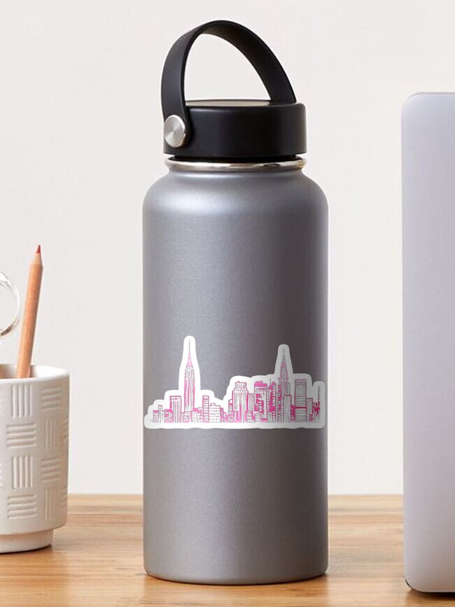 Thumbnail 1 of 3, Sticker, NYC Skyline designed and sold by doodlesbydani.