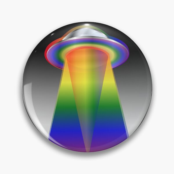 Item preview, ufo rainbow pride tractor beam designed and sold by MiraNomegusta.