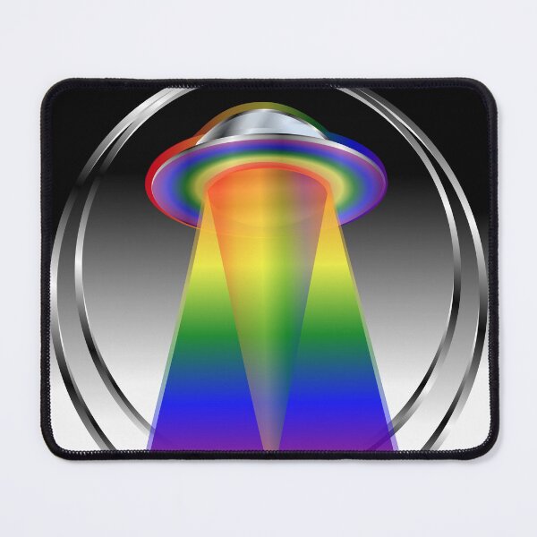 Item preview, ufo rainbow pride tractor beam designed and sold by MiraNomegusta.