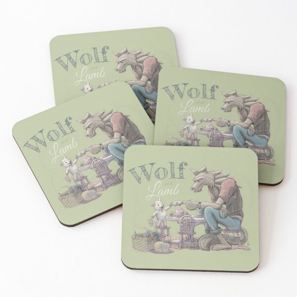Item preview, Wolf and Lamb Tea Party designed and sold by FIGI.