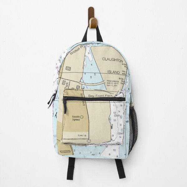 Item preview, Biscayne Bay Nautical Chart Shirt designed and sold by Capybara Clothing.