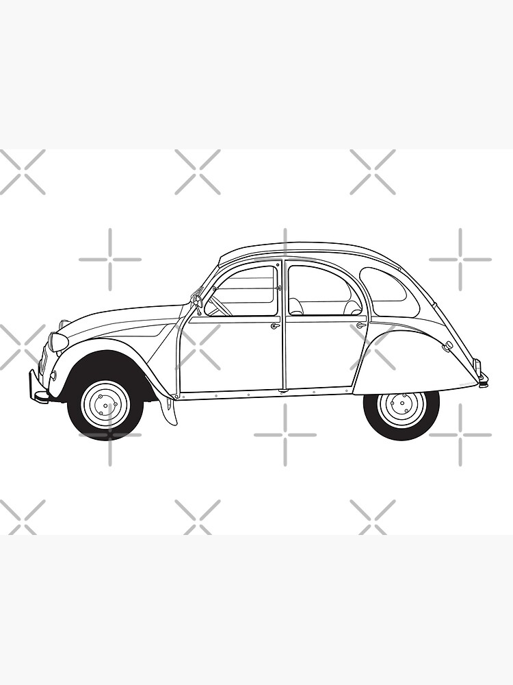Citroën 2CV Classic Vintage Car by thedrumstick