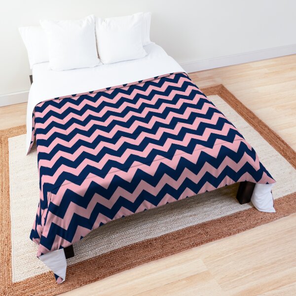 Rare VS Pink Blue factory Chevron sheet set