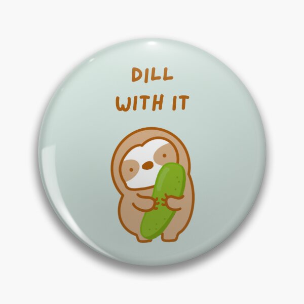Item preview, Deal With It Dill Pickle Sloth designed and sold by theslothinme.