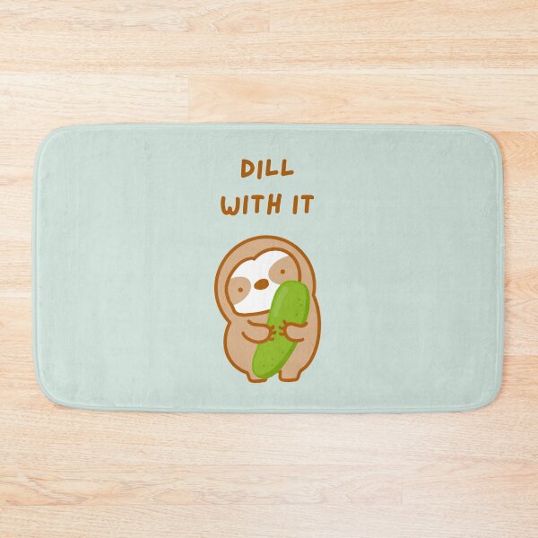Item preview, Deal With It Dill Pickle Sloth designed and sold by theslothinme.