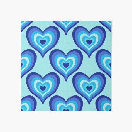 Blue Hearts Pattern