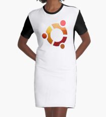 LINUX Graphic T-Shirt Dress