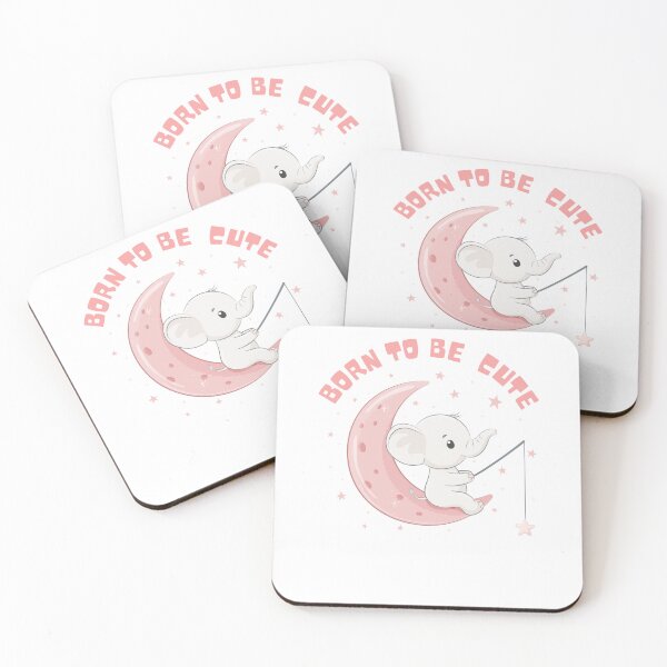 Item preview, Born To Be Cute | Cute Baby Elephant designed and sold by azy2shop.