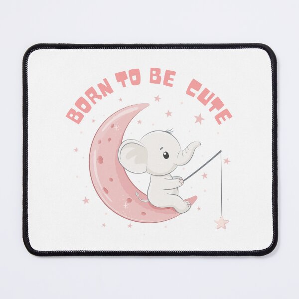 Item preview, Born To Be Cute | Cute Baby Elephant designed and sold by azy2shop.