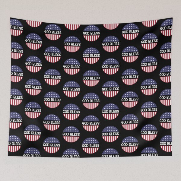 Artikelvorschau, Patriotic God Bless the USA entworfen und verkauft von OverbeeDesigns.