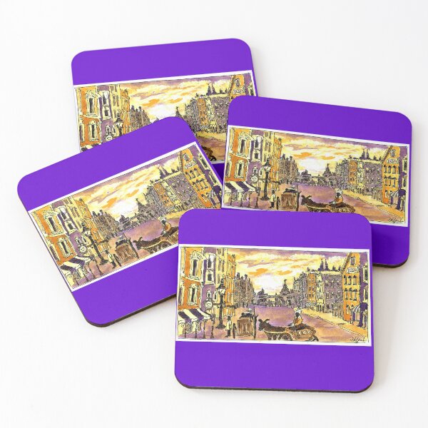 Item preview, An Old European Street Scene - 1800s designed and sold by DonSylvester.