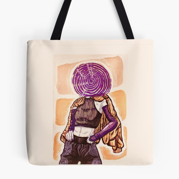 Item preview, Pop Art Spiral Head Gouache Painting designed and sold by Abigaillynnarts.