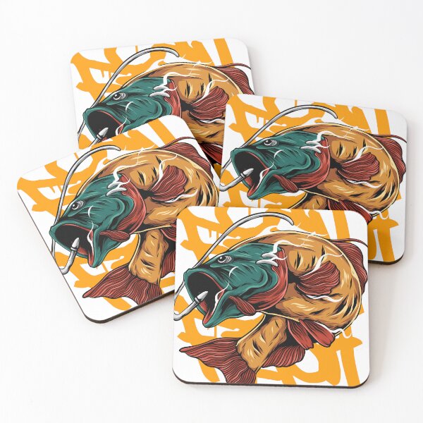 Artikelvorschau, Angry Koi Fish, Print Design entworfen und verkauft von DegoPine Art Studio.