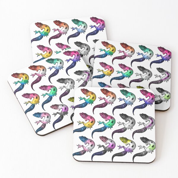 Aperçu de l'œuvre Leopard Gecko Pride Flags Design créée et vendue par AMackInCheese.
