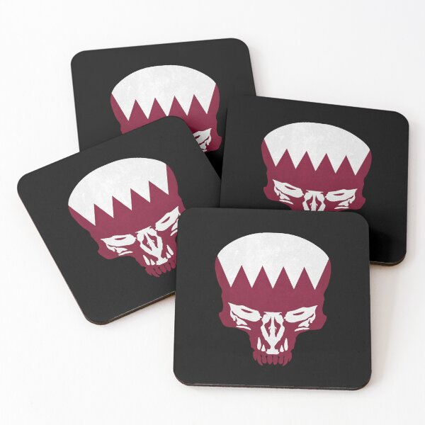 Item preview, Qatari skull flag designed and sold by Shahan Keuork.