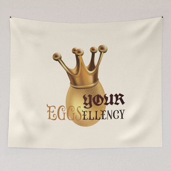 Item preview, Your Eggsellency (on Off-White) designed and sold by epinkb.