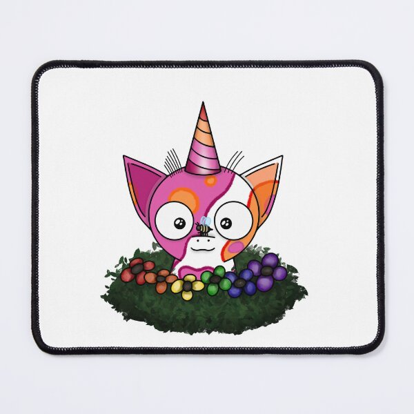 Item preview, Lesbian Pride Unicorn with bee! designed and sold by Bill Bill The Unicorn.