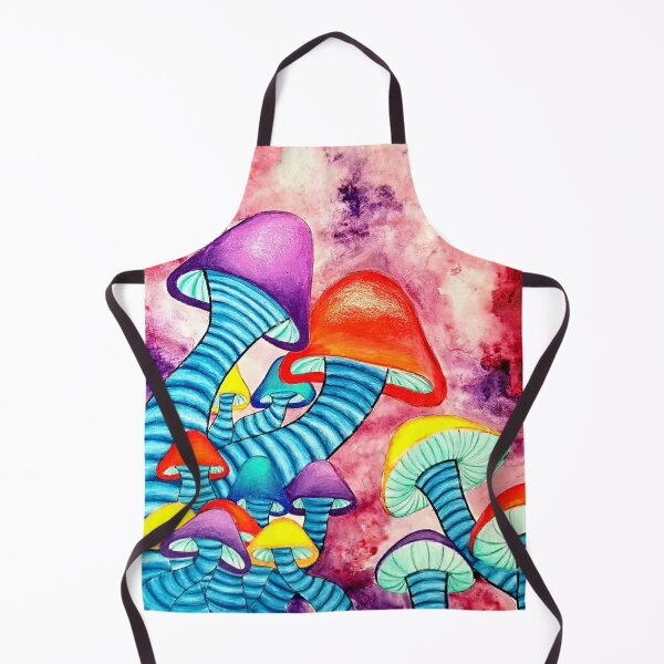 Item preview, MIxed Media Watercolor Mushrooms designed and sold by ArtbyMeganBrock.