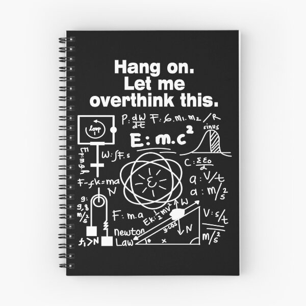 Item preview, Hang on. Let Me Overthink This. For Math Physics lovers  and Overthinker  designed and sold by LEGACY10.