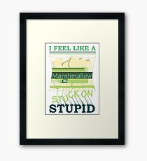 Marshmallow Framed Print