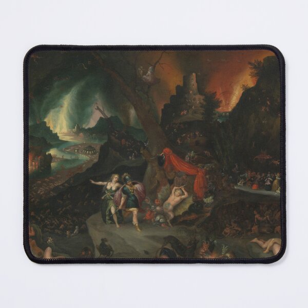 Item preview, Aeneas and the Sibyl in the Underworld | Jan Brueghel the Younger | 1630 Renaissance Greek Mythology Art designed and sold by CJET.