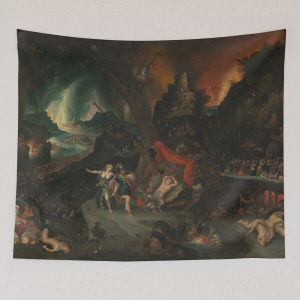 Item preview, Aeneas and the Sibyl in the Underworld | Jan Brueghel the Younger | 1630 Renaissance Greek Mythology Art designed and sold by CJET.