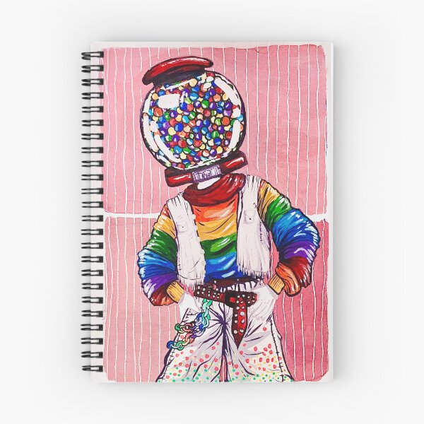 Item preview, Gumball Machine Head Gouache Painting Illustration designed and sold by Abigaillynnarts.