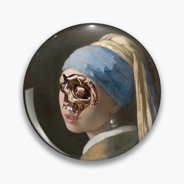 Item preview, Robot Girl with a Pearl Earring designed and sold by AndreMonthy.