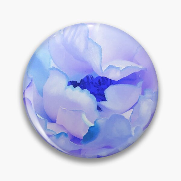Item preview, Pastel Blue Silk Floral With Lilac Highlights Close-Up designed and sold by DEC02.