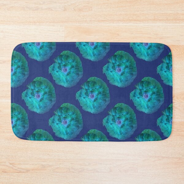 Item preview, Two neon mixed blue effect poppies designed and sold by KABFA Designs.