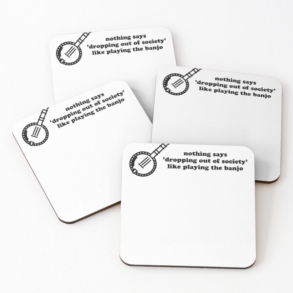 Item preview, funny banjo quote  designed and sold by BuildingSupp.