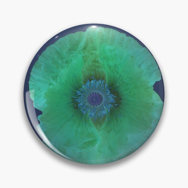 Item preview, neon effect poppies blue black ground green effect designed and sold by KABFA Designs.