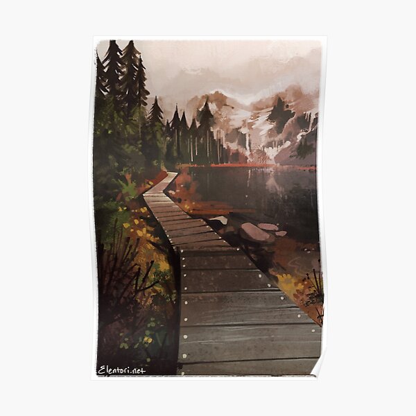 Mountain Path Poster