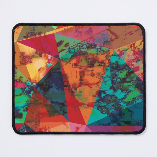 Item preview, abstract geometric triangles colorful pattern designed and sold by cutecrazytshirt.