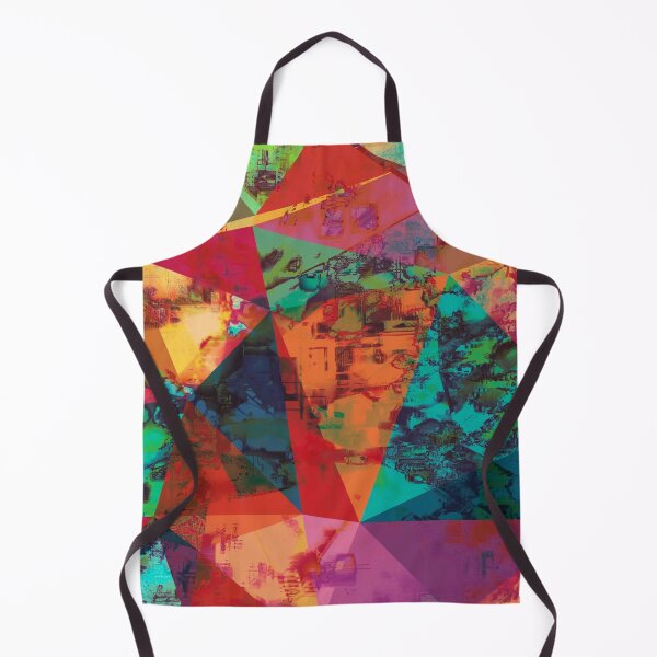 Item preview, abstract geometric triangles colorful pattern designed and sold by cutecrazytshirt.