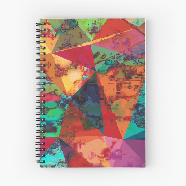 Item preview, abstract geometric triangles colorful pattern designed and sold by cutecrazytshirt.