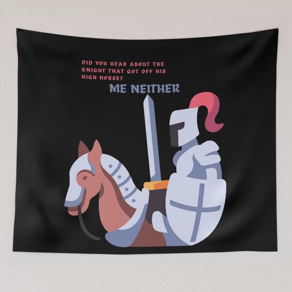 Item preview, Did You Hear About the Kight? - Red and Gray designed and sold by CulverCrafts.