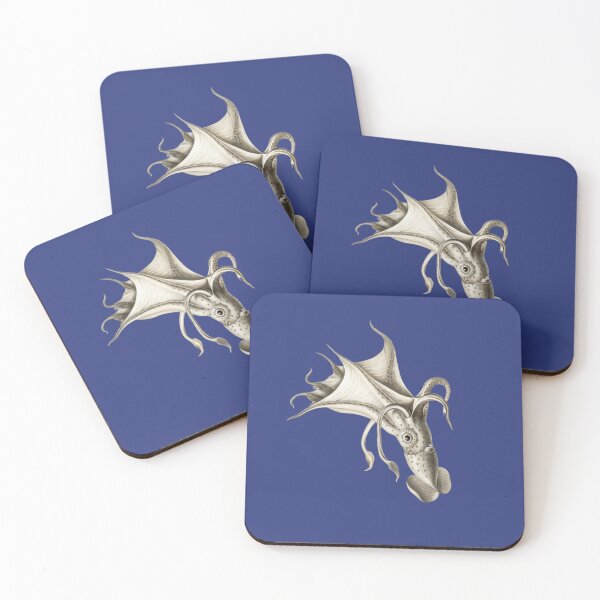 Artikelvorschau, Squid, Octopus, Shells, Crab - Collection of Sea Animals entworfen und verkauft von ArtMeetsPizza.