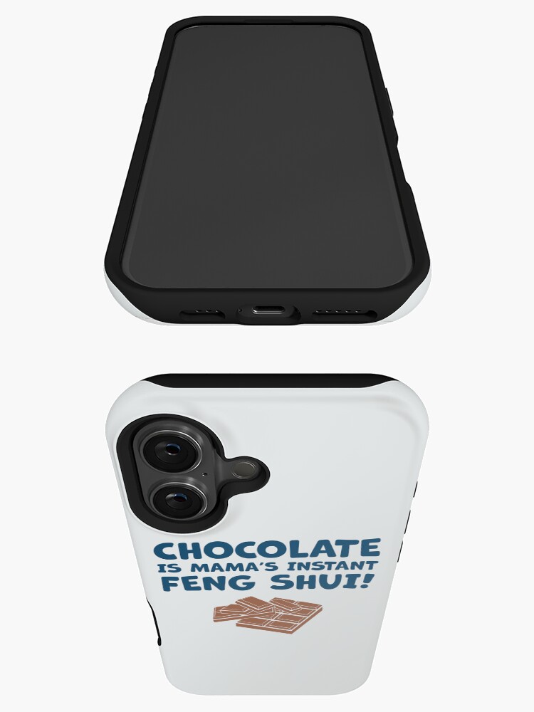 Thumbnail 3 of 4, iPhone Case, Chocolate Is Mama’s Instant Feng Shui! designed and sold by aotolife.