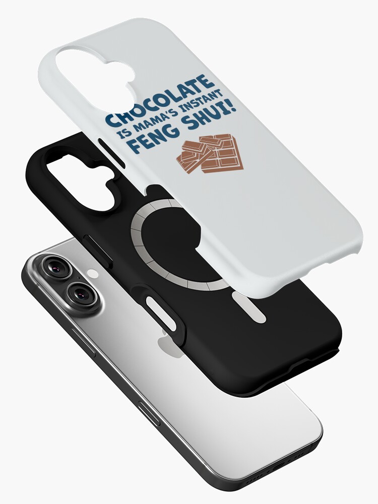 Thumbnail 2 of 4, iPhone Case, Chocolate Is Mama’s Instant Feng Shui! designed and sold by aotolife.