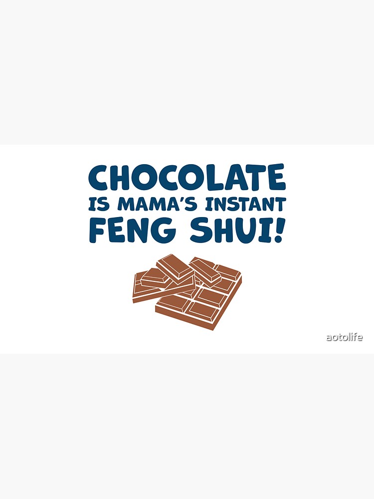 Thumbnail 7 of 7, Cap, Chocolate Is Mama’s Instant Feng Shui! designed and sold by aotolife.