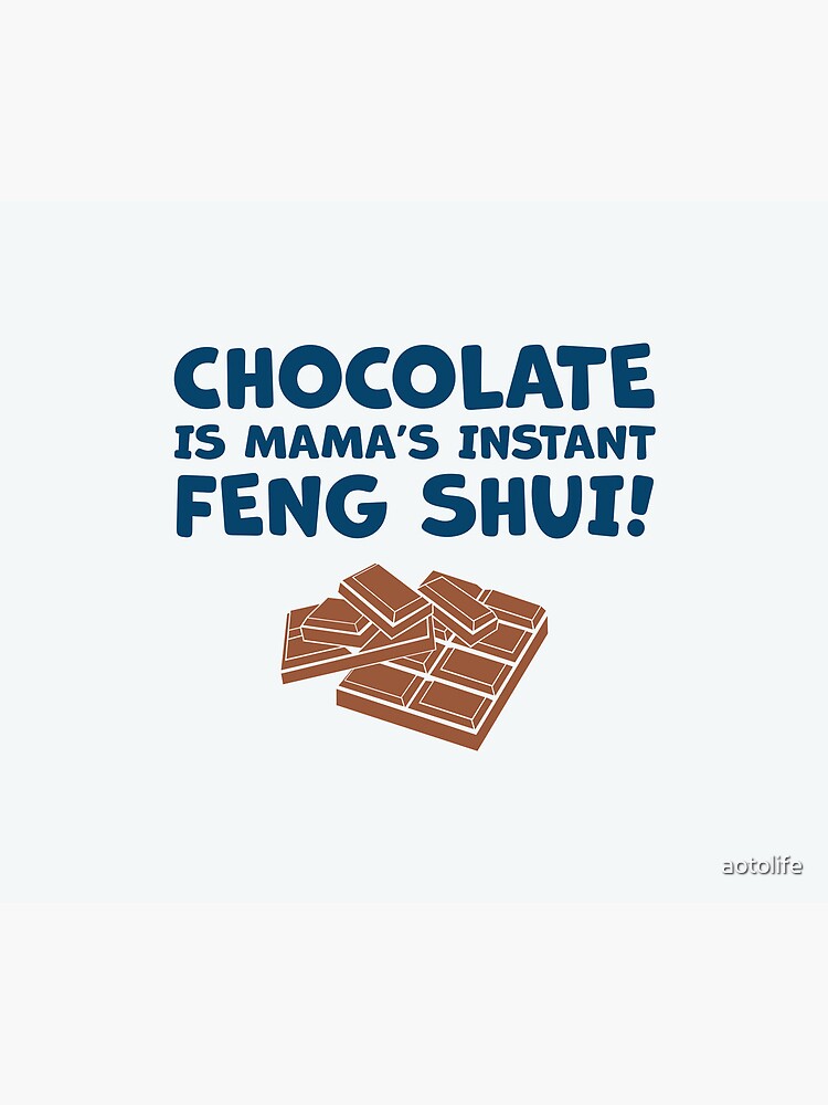 Thumbnail 5 of 5, Mouse Pad, Chocolate Is Mama’s Instant Feng Shui! designed and sold by aotolife.