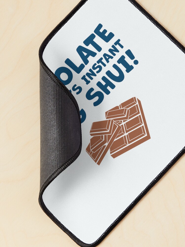 Thumbnail 2 of 5, Mouse Pad, Chocolate Is Mama’s Instant Feng Shui! designed and sold by aotolife.