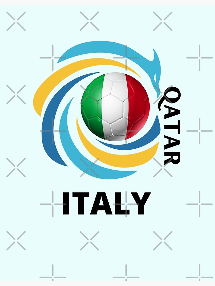 "Qatar Football soccer team Italy" Poster for Sale by DesignsbyMona