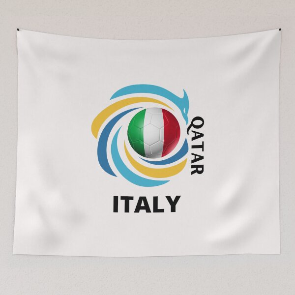 Item preview, Qatar Football soccer team Italy designed and sold by DesignsbyMona.