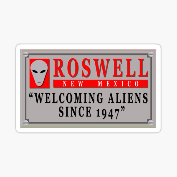 Item preview, Roswell Welcoming Aliens Since 1947 designed and sold by johns-stickerss.